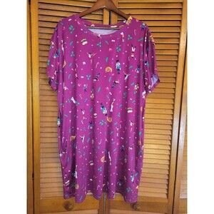 Lot Of 4 Christmas Holiday Nightgowns Joyspin Size 2-3XL Pullover Sleepwear